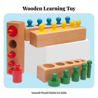 Easy-Grip Knobs Educational Cylinder Socket Set Early Learning Tool Educational Cylinder Blocks Develops Fine Movement Skills