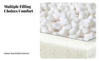 Modern cumulus Sofa Creamy Aesthetic plush cumulus Couch Removable and launderable Cover Living Room Seating for Families, Young Adults, Lounge Area, Bedroom