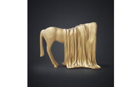 Horse Figurine Abstract Horse Statue Tabletop Equestrian Ornament for Living Room