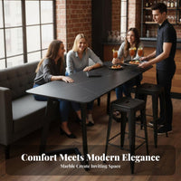 Sturdy Metal Frame utilitarian Dining Booth Set robustDuty Construction Pub Furniture Padded Upholstery Restaurant Seating with Backrest for Bar Owners, Cafe Proprietors, Homeowners, Bistro