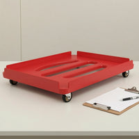 Slimline Pizza Tray Trolley Mobile Pizza Tray Dolly Heavy-Duty Space-Saving for Chefs