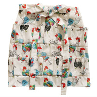 Multi-Pocket Waist Apron with Pockets Machine Washable Half Apron Sturdy Apparel Lightweight for Gardeners, Crafters, Kitchen, Gardening
