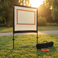 Metal Frame Portable Badminton Practice Net Ground Stakes Included Badminton Target Net