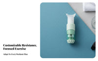 Respiratory Muscle Ergonomic Mouthpiece Adjustable Resistance Breathing Exerciser Medical-Grade Silicone Inspiratory Muscle for Adults