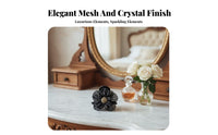 Floral Hair Claw Elegant Design Rhinestone Floral Hair Accessory Versatile Styling Flower Hair Clasp for Women, Girls, Daily Use, Holidays, Festivals