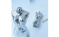 Mannequin Ornament with Necklace Mosaic Sculpture Decorative for Bookshelf