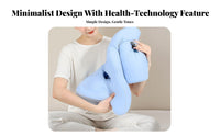 Natural Latex Anti Side Sleeping Pillow Ear Hole Design Cervical Neck Pillow Breathable & Cooling for Back Sleepers, Women, Bedroom, at Home