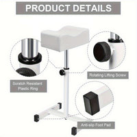 Adjustable Footrest Stool for Nail Salons and Pedicure