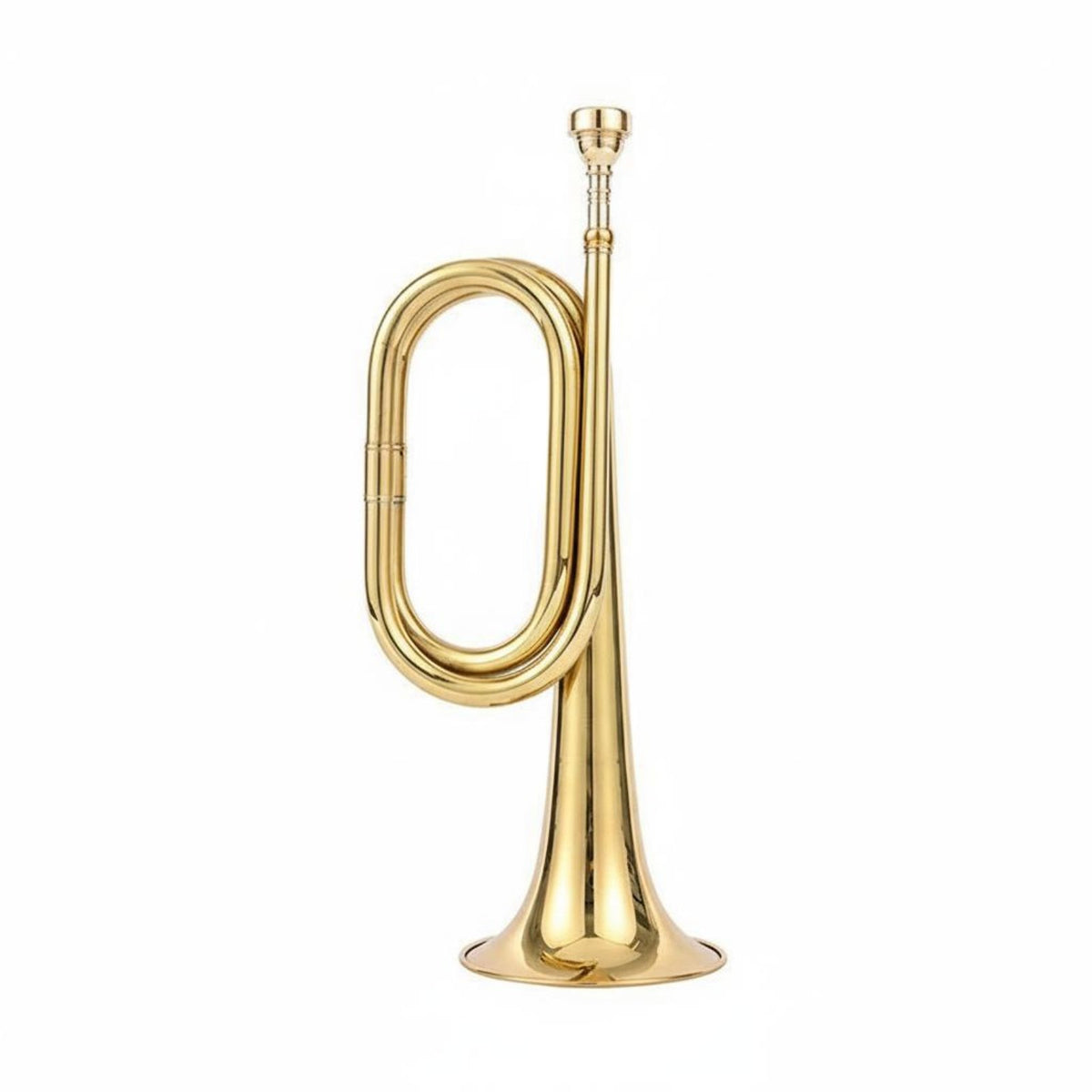 Call Trumpet Brass Bugle Full Tone Brass Bugle Instrument for Beginners, Students