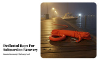 High Visibility Floating Rescue Rope Long-Lasting Floating Lifesaving Rope Portable for Lifeguards, Boaters, Boating, Kayaking
