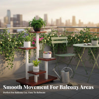 Floor-Standing Multi-Tier Planter Stand Modern and design Multi-Tiered Plant Stand Space-Saving blossom Rack Elegant Decoration for Apartment Dwellers, Gardeners, homeowners, Living Room, Balcony, Bedroom, Corner