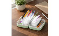 14 Pieces Travel Capsule Holder Organizer Waterproof Clear Capsule Holder Impact-Resistant   Bag