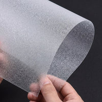 Window Film Privacy for Home Office, Thickened Frosted Window Film with PVC Material, Opaque Window Frosting Film, 120cm Wide Light-Transmitting