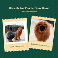 Pet Lion Mane Wig, Funny Dog Costume, Halloween Accessory