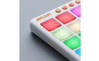 Wireless Drum Pad Controller Rechargeable MIDI Controller with 16 Pads Compact MIDI Drum Pad Plug and Play for Beatmakers, Home Studio, Desk