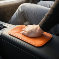 Car Leg Support Cushion Slim Rectangular Vehicle Knee Support Pad Car Knee Cushion Padded Auto Accessory Stitched Edging
