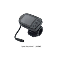 48V Scooter Instrument Assembly User-Friendly Scooter Display with Clamp Easy to Install Display Panel Clear for Commuting