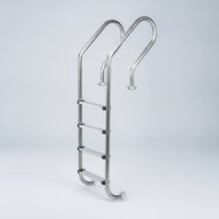 Stainless Steel Pool Ladder Embed Ladder with Anti-Slip Steps Fasten-On