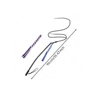 Interactive Dog Flirt Pole with Rope Lure Padded Dog Teaser Wand with Rope Toys Extendable Retractable Flirt Pole with Tassels Sturdy for Training