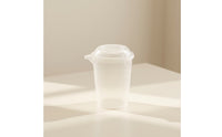 Milk Foaming Cup Manual Milk Frother Cup Microwave Coffee Specialist Steaming Jug for Coffee Lovers, Home Baristas, Office Breakroom