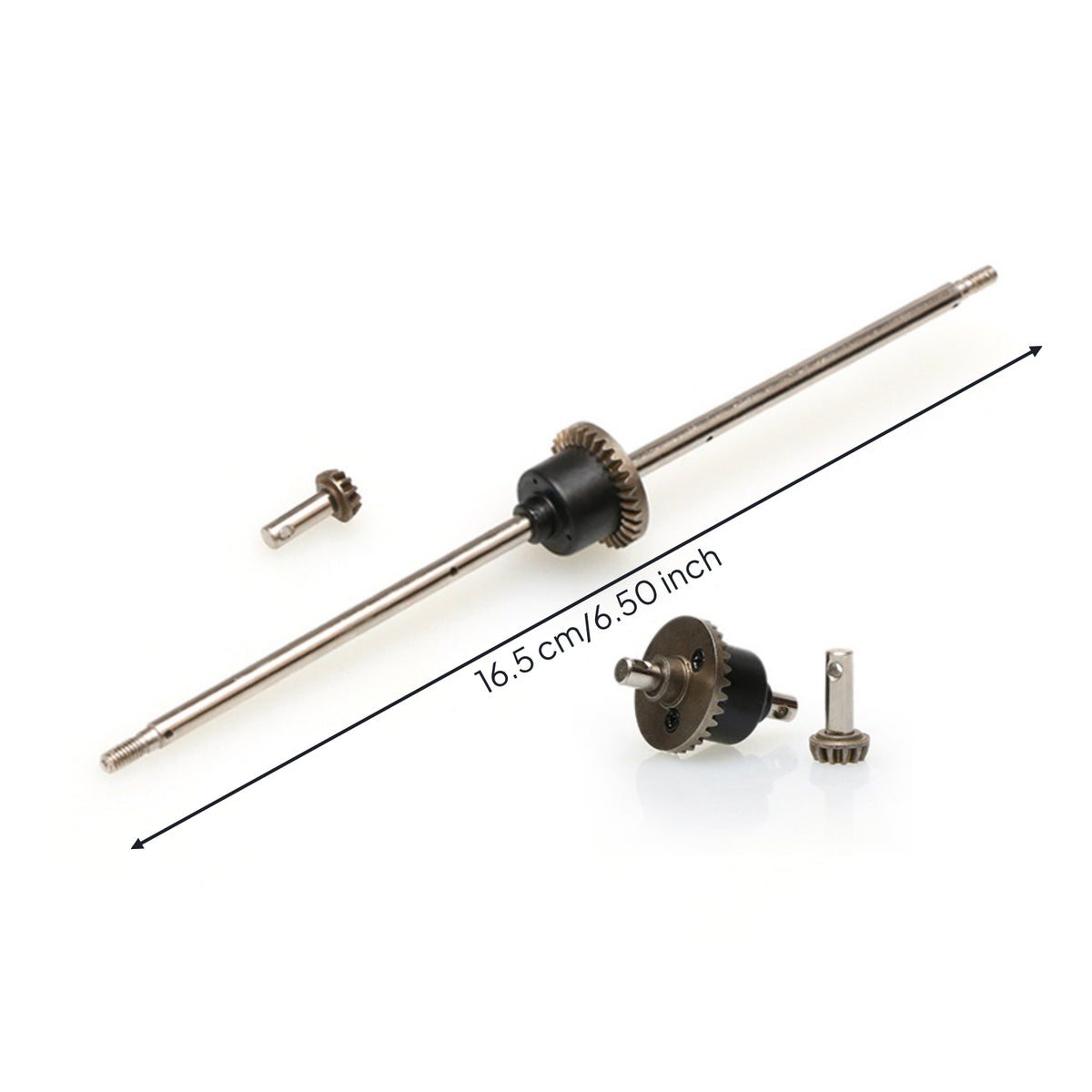 1:12 scale RC Car Differential AssemblyMetal RC Car Differential Gearbox for Hobbyists