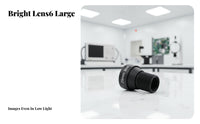 25mm Threaded Mount Lens Low Distortion 8MP 4K Industrial Imaging Lens Optical Component for Security Observation, Machine Vision, Robotics