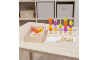 Color and Shape Sorting Activity Learn Through Play Pattern Matching Block Game Wooden Shape Sorter Sanded Edges for Children