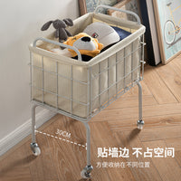 Large Capacity Portable Laundry Basket with Lid for Bathroom