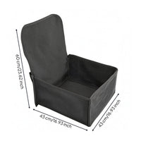 Double-Layer Dog Car Seat Waterproof Pet Car Bed Wear-Resistant Pet Travel Bed Foldable