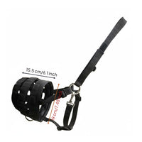 Padded Horse Muzzle Enclosed-Like Equine Gear Adjustable