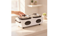 Double Pot Depilatory Heater Independent Temperature Control Depilatory Heater with Dual Pots Fast Heating Overheating