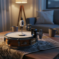 Snare Drum Mute Overtone Reduction External Drum Sound Dampener Control Music Accessory for Rehearsal, Studio