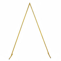 Gold Finish Triangle Arch Stand Freestanding Balloon Garland Stand Easy to Assemble