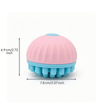 Cooling Ice Massage Comb Soft Scalp Massager with Loop Portable Silicone Head Massager Versatile for Travel