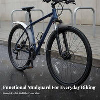 Retractable Bike Mudguard Universal Fit Mountain Bike Mudguards Cycle Mudguard Set Weather-Resistant Protection