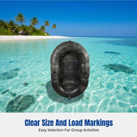 Inflatable Kayak, Thickened PVC Dinghy, Dual Chamber, Fishing Boat, Water Activities