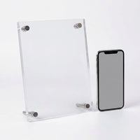 Acrylic Photo Frame, Double-Sided, Photo Stand, With Stand, Transparent, Desktop, Photo Frame, For Living Room & Office