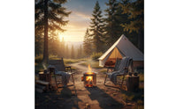 Sturdy Wood Combusting Heater Compact Camping Wood Heater Easy to Set up Outdoor Cooking Gear for Backyard