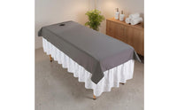 Beauty Salon Bed Sheet Washable Reusable Massage Bed Sheet Oil-Resistant Professional Linens for Estheticians, Spas