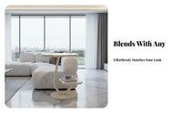Movable Sofa Side Table Sturdy Frame Sofa Snack Table Modern Small Nightstand Rounded Edges Home Furniture for Bedroom