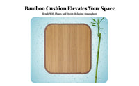 Long-Lasting Bamboo Seat Cushion Splinter-Splinter-Resistant Summer Cooling Chair Mat for Office Workers, Drivers, Car, Home