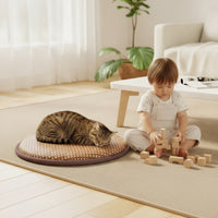 Round Floor Cushion Padded Floor Seat Cushion Long-Lasting Wear-Resistant for Chair