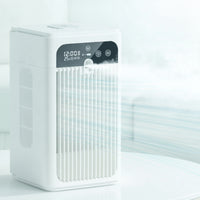 Air Cooler with Mist Personal Mini Air Cooler Desktop Cooling Fan Portable Misting Fan Evaporative for Desk, Office