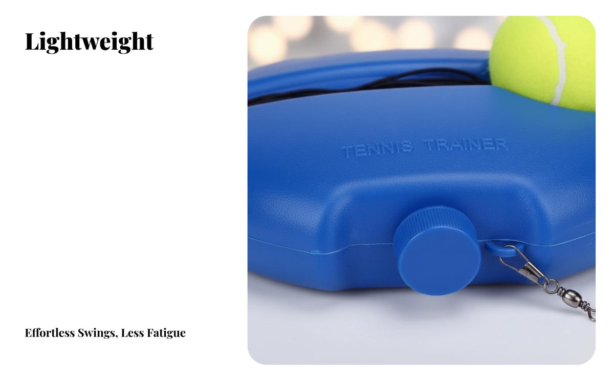 Tennis Elastic Tennis Training Tool with Cord Compact Equipment for Beginners, Outdoor Train