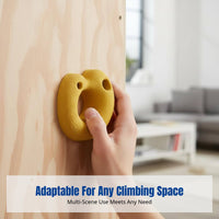 Wall Climbing Hold Non-Slip Surface Textured Rock Holds Child-Safe Easy Installation for Adults, Indoors, Indoor, Kindergarten