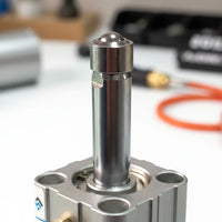 Steel Ball Scissor Lift Cylinder Metal Body Safety Release Cylinder Pneumatic Elevate & Secure Release Valve for Auto Repair Technicians, Mechanics, Garage
