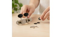 Tuning Machine Set with Screws Floral String Instrument Tuning Pegs Exposed Gear Tuner for Luthier
