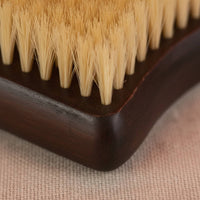 Deep Cleaning Natural Bristle Bath Brush Ergonomic Design Dry Brushing Body Brush Bamboo Handle Skin Wellness Tool for Spa