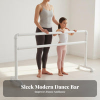 Freestanding Dance Barre Versatile Portable Dance Barre Wobble Mobile Leg Stretching Bar for Children, Beginners, Classroom