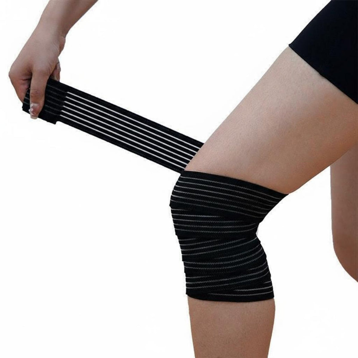 High Elasticity Elastic Compression Bandage Breathable Adjustable Joint Strap Multifunctional Use for Men, Fitness Enthusiasts, Workout, Gym